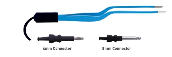 Bajonet monopolair pincet met kabel 20 cm