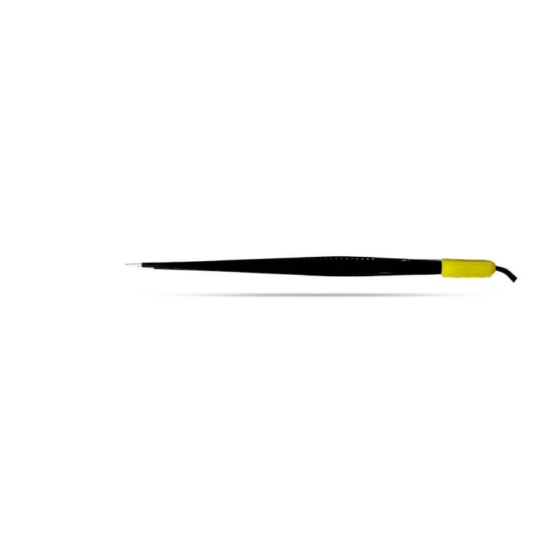 Standaard bipolaire forceps, 15 cm lang, 0,7mm non-stick punt recht, 4 meter snoer, banaan stekker