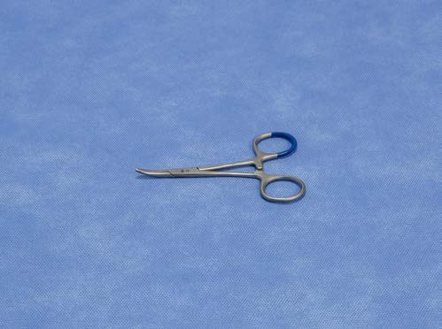 Pinça arterial Baby Mosquito, curva, 10,0 cm