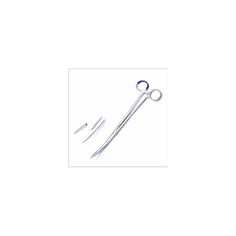 Pelkmann uterus tang, curved