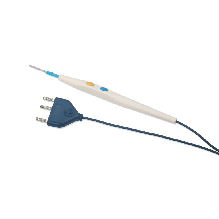Elektrochirurgischer Diathermie-Stift mit Messerelektrode und Valleylab-Stecker
