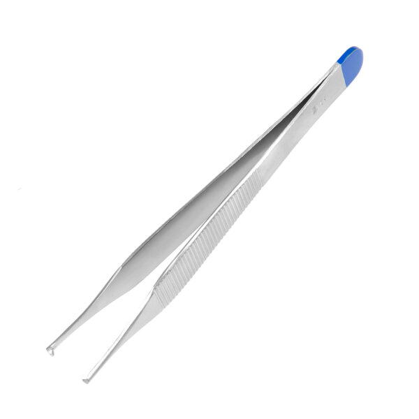 Pinzas quirúrgicas Adson, 1 x 2 dientes, 12,0 cm