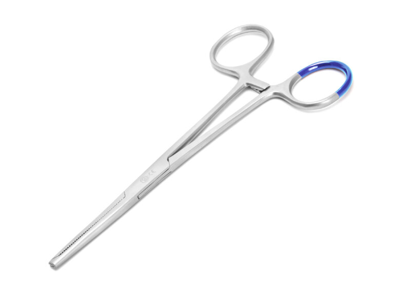 Kocher arterieklemme, lige, 1 x 2 tænder, 14,0 cm Kocher arterieklemme, lige, 1 x 2 tænder, 14,0 cm