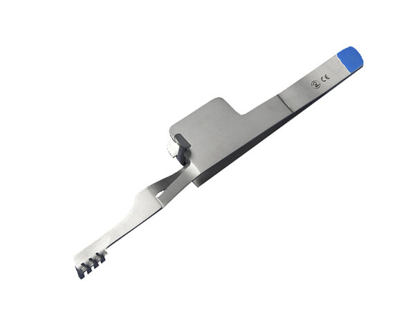 Retractor autotenido, 4 x 4 dientes, romo, 10,0 cm