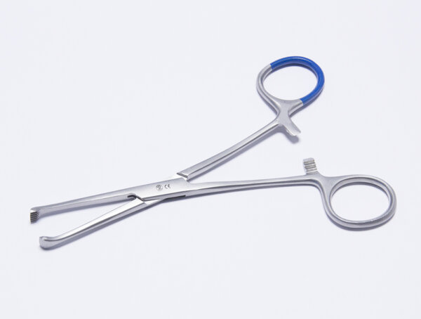Alicate para tecidos Allis 5 x 6 dentes, 15,5 cm