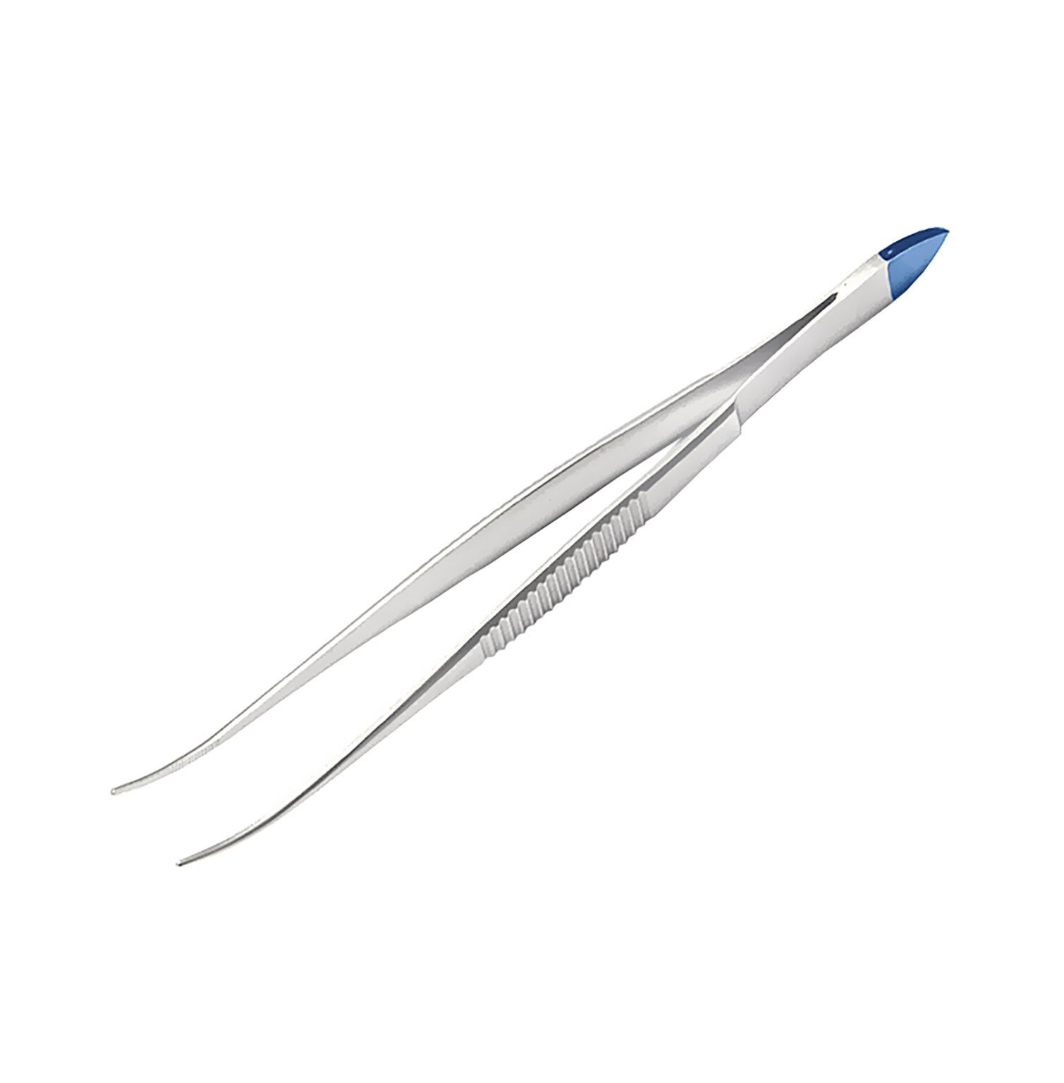 Pinzetta anatomica Iris, ricurva, 10,0 cm